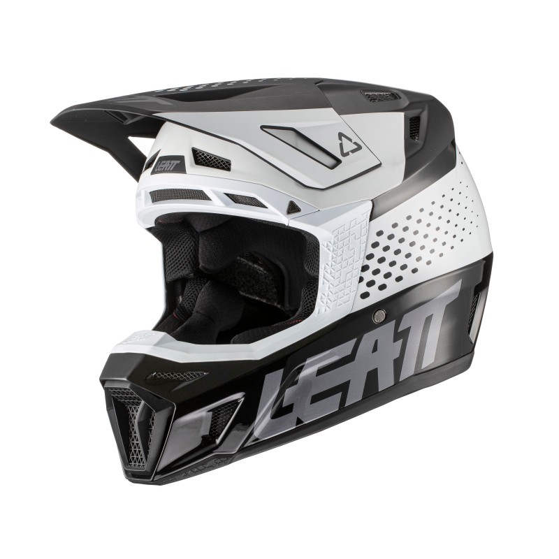 Čelada Leatt Moto 8.5 V21.1 Črna/Bela