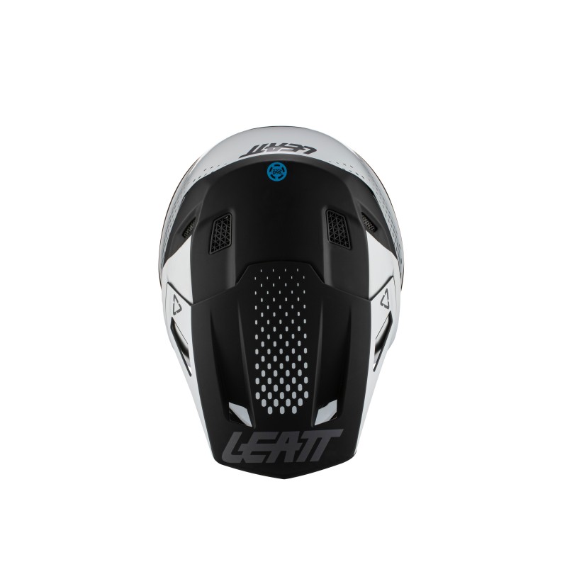 Čelada Leatt Moto 8.5 V21.1 Črna/Bela
