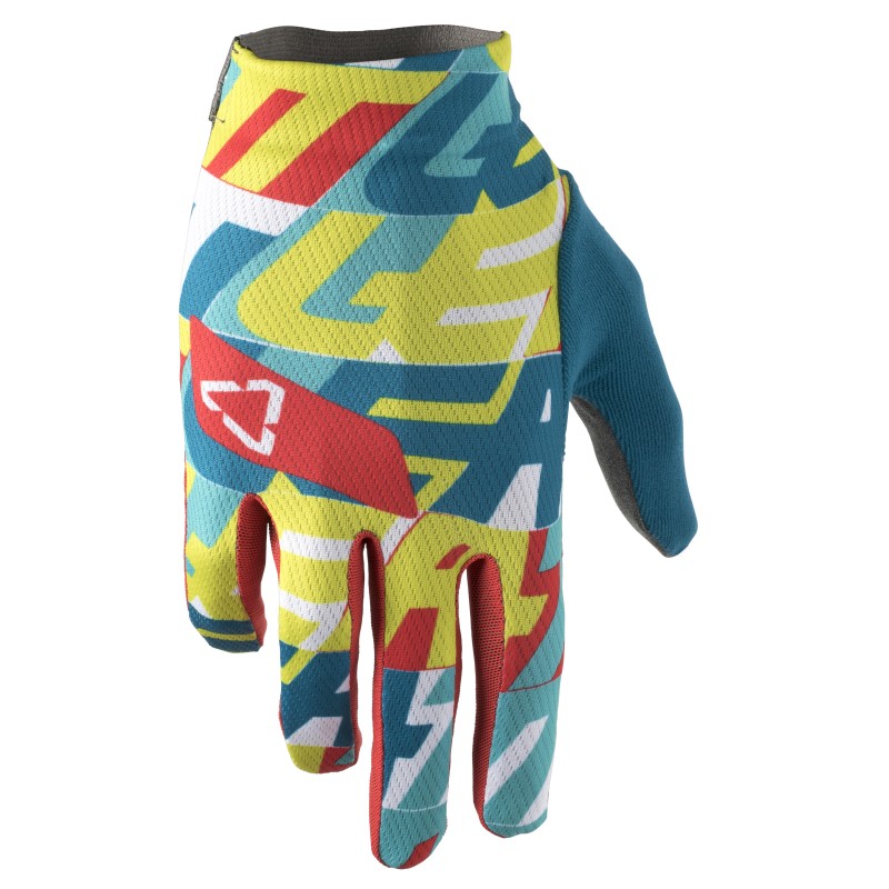 Rokavice LEATT DBX1.0 Grip Newsprint