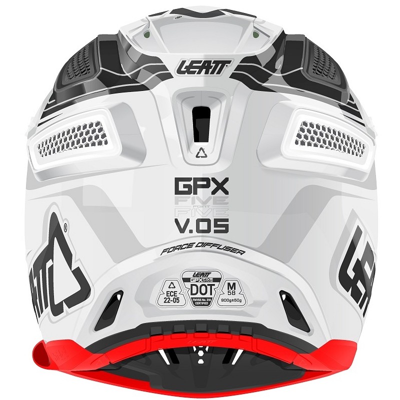 Čelada LEATT GPX5.5 V05  Bela S 55-56