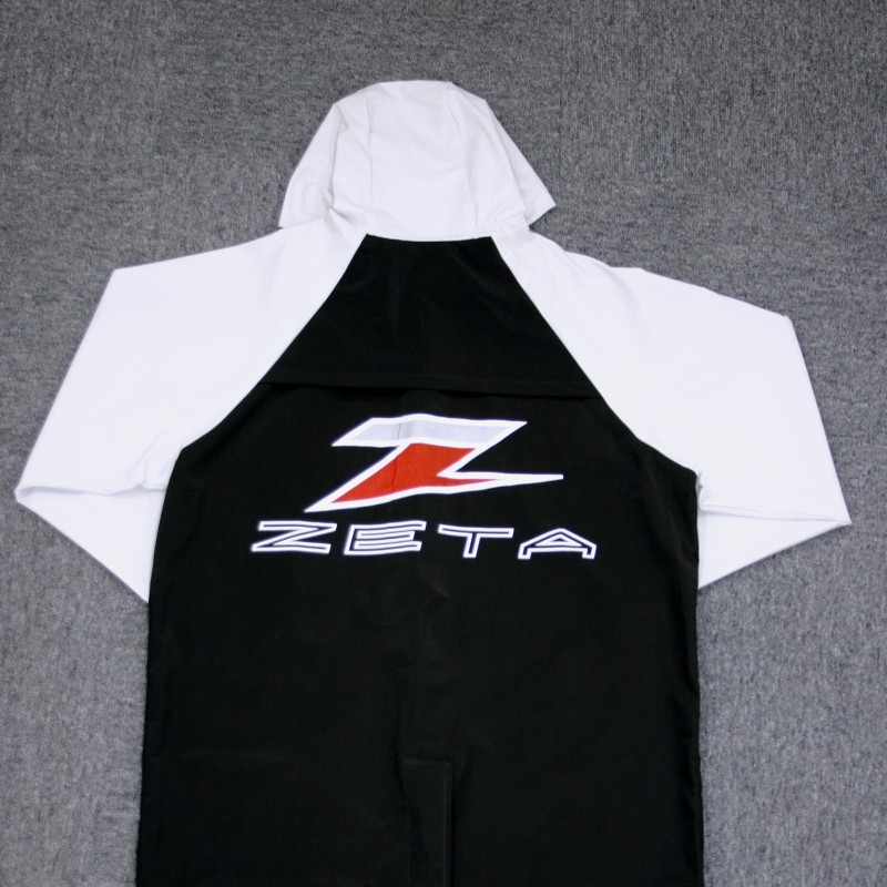 ZETA RAIN COAT Beli/črn L/XL